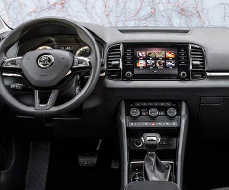В сети рассекретили интерьер самого дешевого кроссовера Skoda Kamiq