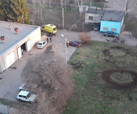 В Воронеже сотрудники детской больницы устроили дрифт на реанимобилях
