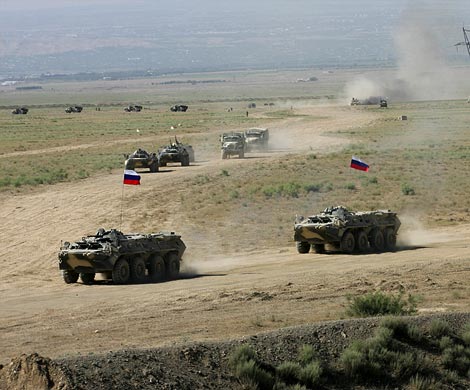 Военные из России с большим количеством техники были обнаружены за пределами своих баз