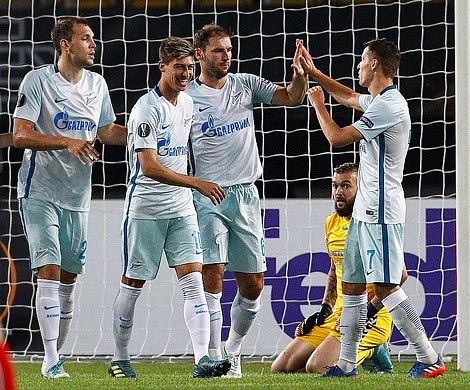 «Зенит» поквитался с «Вардаром». За ЦСКА