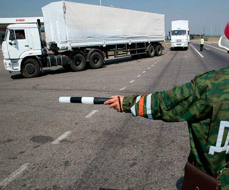 Журналисты осмотрели гуманитарный груз из РФ для жителей Донбасса