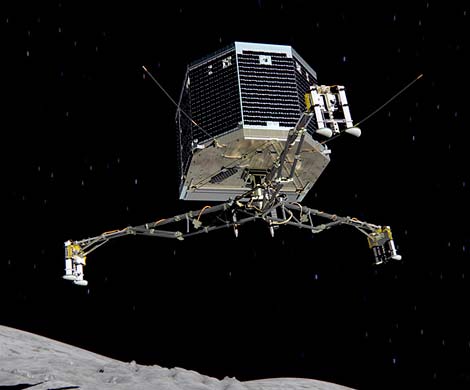 Philae оседлал комету