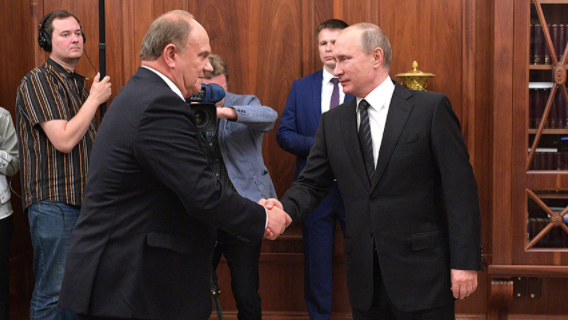 Зюганов Путину: Алексей Навальный – молодой Ельцин, только трезвый