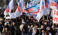 Многотысячные митинги за Путина прошли по всей России