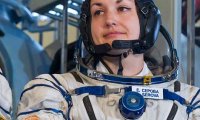 Для Елены Серовой был создан специальный космический гардероб
