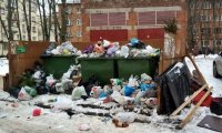 Горы мусора и бегающие крысы на контейнерных площадках портят предновогоднее настроение петербуржцам