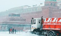 Москву завалил снегопад