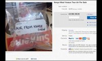 На eBay предлагают купить воздух с концерта Канье Уэста