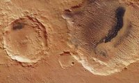 На Марсе обнаружен уникальный тройной кратер-гигант