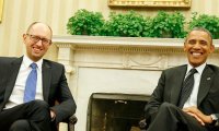 Обама Яценюку в Вашингтоне: "Будьте уверены, у вас будет наша мощная поддержка"