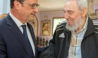 Олланд пообщался с Фиделем Кастро