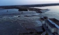 Плотина Каховской ГЭС не выдержала обстрела, вода поднялась на 10 метров и продолжает прибывать…