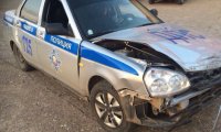 Под Астраханью пьяный водитель «Камаза» протаранил автомобиль ДПС