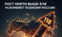 Рост нефти выше 118 долларов усиливает позиции России
