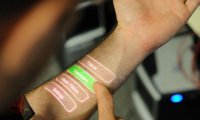 Ученые смогли превратить кожу человека в дисплей