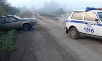 В Алтайском крае пьяные угонщики попросили полицию вытащить угнанное авто из кювета