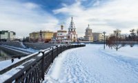 В Иркутск приходит настоящая зима