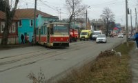В Курске трамвай сошел с рельсов: есть пострадавшие