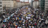 В Мюнхене прошла акция протеста против конференции по безопасности