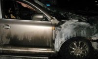 В Перми ночью при загадочных обстоятельствах сгорел Porsche Cayenne