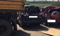 В Ростовской области столкнулись 14 автомобилей