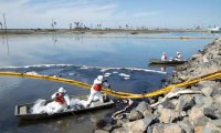 Власти Калифорнии пытаются сократить ущерб от разлива нефти