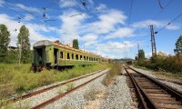 Железная дорога загружается брошенными составами