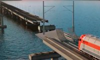 Железную дорогу через Крымский мост полностью электрифицируют‍