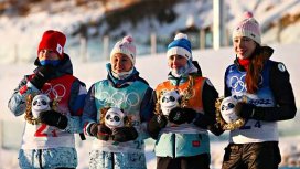 Пекин: серебряная эстафета наших биатлонисток и дважды бронзовый командный спринт