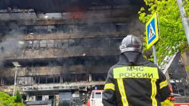 В Москве произошел пожар в бизнес-центре «Гранд Сетунь Плаза»