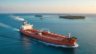 Американские военные перехватили танкер в Индийском океане