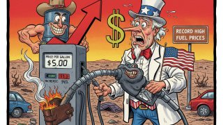 Бензин в США подорожал на 14% за неделю до рекордного уровня