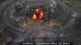 Под Купянском дроны выследили врага в подземном укрытии