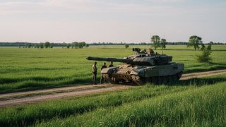 Рекламный буклет кончился окопом: «леопарды» и «абрамсы» застряли в реальности