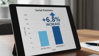 Социальные пенсии с 1 апреля проиндексируют на 6,8%