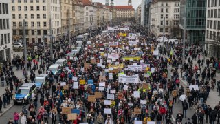 В Мюнхене прошла акция протеста против конференции по безопасности