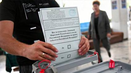 Большинство жителей Донбасса, Херсонской и Запорожской областей проголосовало за вхождение в состав РФ