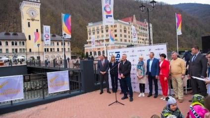 На курорте «Роза Хутор» открыта Аллея славы в честь великих спортсменов-олимпийцев