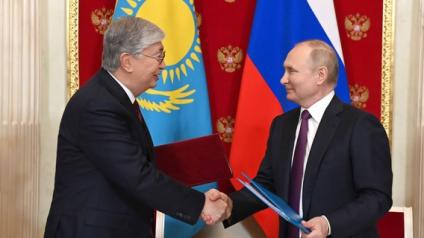 Путин и Токаев обсудили возможность создания «тройственного газового союза» с участием Узбекистана