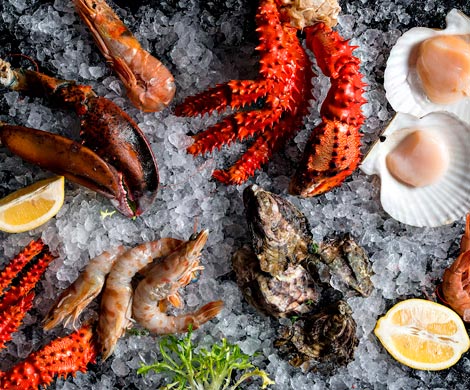 «19 Bar & Atmosphere»: свежие морепродукты от омаров до креветок