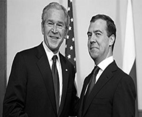 Дмитрий Медведев и Джордж Буш нашли общий язык