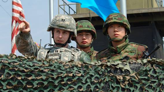 Американские военные разместили в Южной Корее подразделение для наблюдения за Северной Кореей