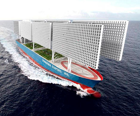 Архитекторы предложили проект корабля-тюрьмы 