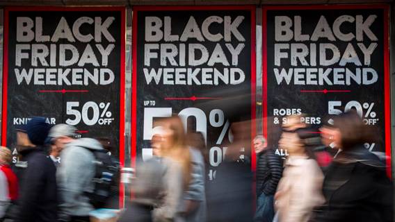 «Черная пятница» в Великобритании вызвала большой рост розничных продаж