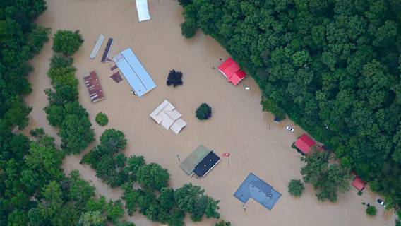 Число погибших от наводнений в Кентукки увеличилось до 28 человек 