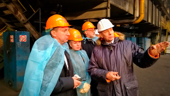 Делегация МУП «Североморскводоканал» познакомилась с производством труб ВЧШГ Делегация МУП «Североморскводоканал» познакомилась с производством труб ВЧШГ