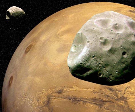 Фобос и Деймос - результат столкновения Марса с луной
