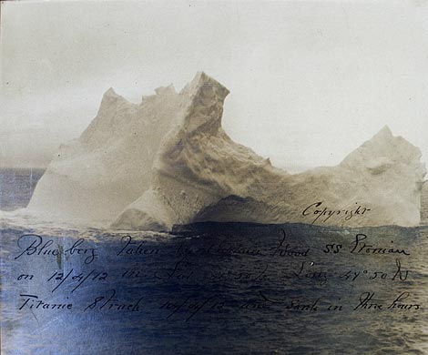 Фотография айсберга – убийцы  «Титаника»  – ушла с молотка