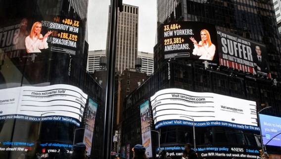 Иванка Трамп и Джаред Кушнер угрожают подать иск против Lincoln Project из-за рекламных щитов на Таймс-сквер