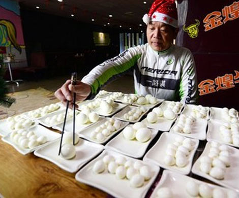 Китаец съел 160 яиц за один раз